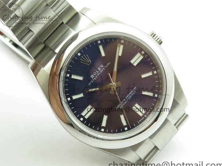 EWF 41mm Oyster Deep on Blue A3230 Perpetual Edition SS Best Dial Bracelet 124300 0226